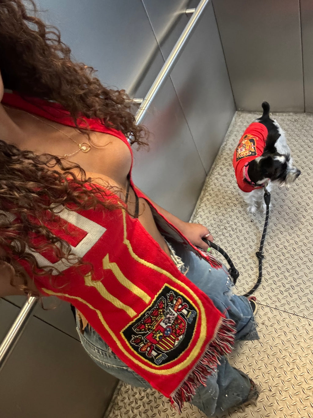 Spain scarf top